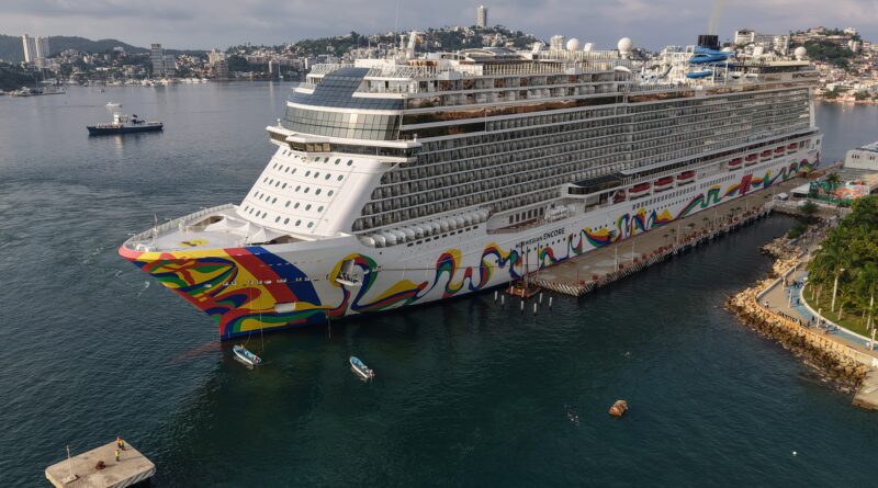 LLEGADA DEL CRUCERO NORWEGIAN ENCORE A ACAPULCO